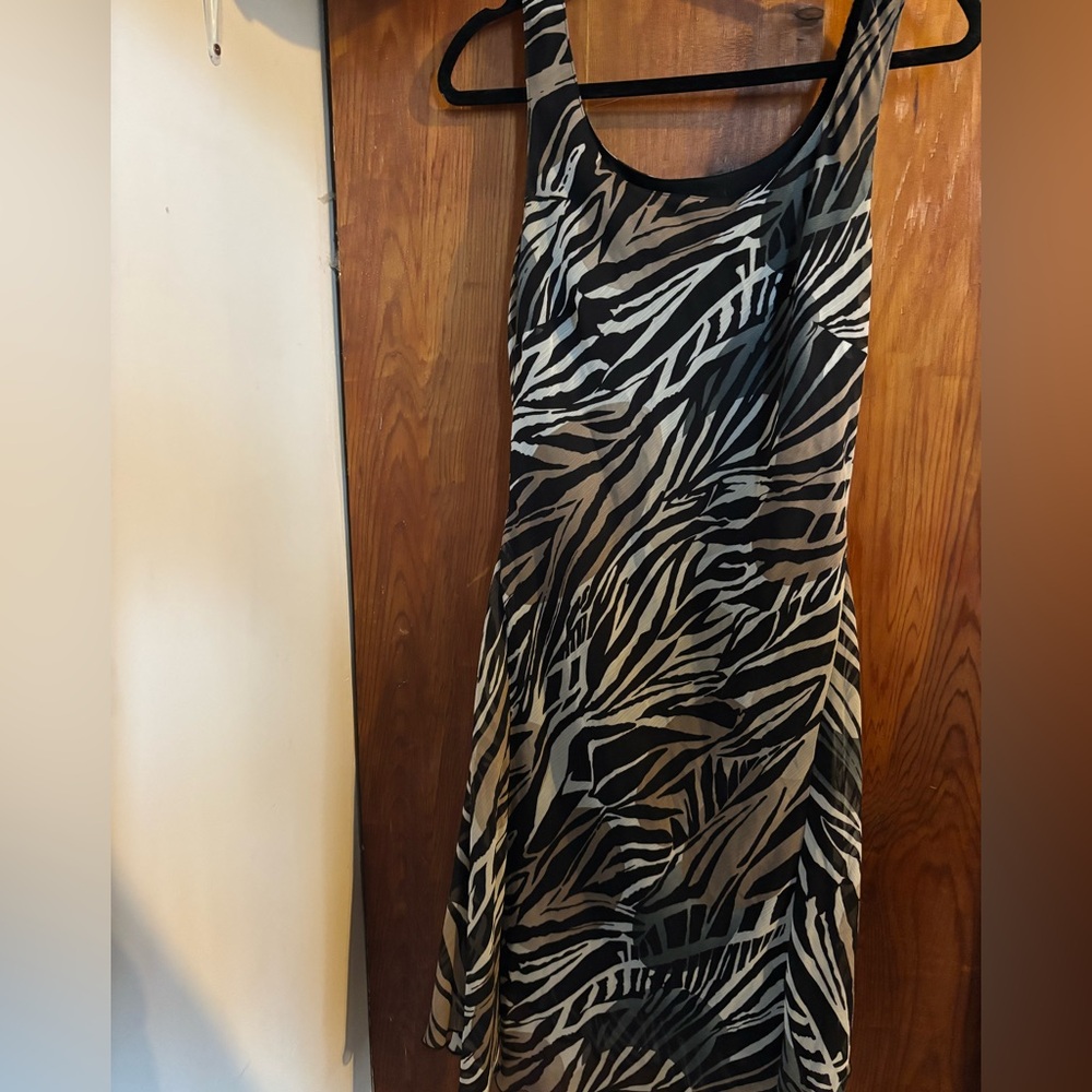 Stylish Zebra Print Dress
